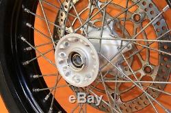 2008 05-19 DRZ400SM SUPERMOTO Front Rear Wheel Set Hub Rim Spokes Rotor 17