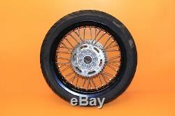 2008 05-19 DRZ400SM SUPERMOTO Front Rear Wheel Set Hub Rim Spokes Rotor 17