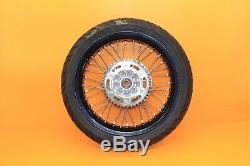 2008 05-19 DRZ400SM SUPERMOTO Front Rear Wheel Set Hub Rim Spokes Rotor 17