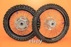 2009 09-13 YZ250F YZ 250F EXCEL Front Rear Wheel Set Hub Rim Spokes Tire Center