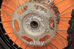 2009 09-13 YZ250F YZ 250F EXCEL Front Rear Wheel Set Hub Rim Spokes Tire Center