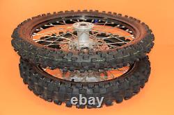 2009 09-13 YZ250F YZ 250F EXCEL Front Rear Wheel Set Hub Rim Spokes Tire Center