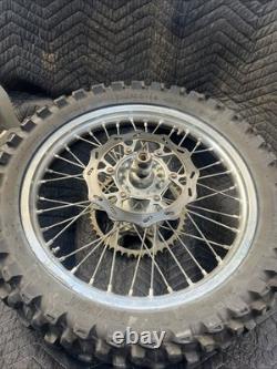 2009 09-13 YZ250F YZ 250F OEM Front Rear Wheel Set Hub Rim Spokes Tire Center