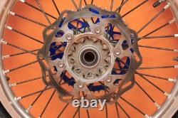 2009-2013 YZ250F YZ 250F FLAT TRACK 19 Front Rear Wheel Set Hub Rim Spokes Tire