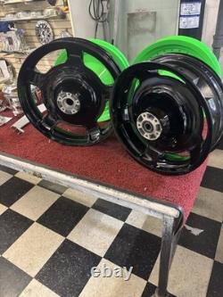 2010-2017 Harley Davidson Street Road Glide 5 Spoke Front 8x3.5 & REAR