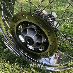 2010 Ducati Sport Classic GT1000 Front/Rear Chrome Wheels Stainless Spokes