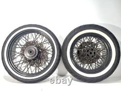 2011 Harley Sportster XL1200N 1200 OEM Front Rear Wheel Rim Tire Spoked 16 19
