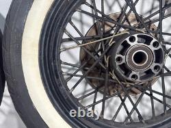 2011 Harley Sportster XL1200N 1200 OEM Front Rear Wheel Rim Tire Spoked 16 19