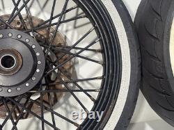 2011 Harley Sportster XL1200N 1200 OEM Front Rear Wheel Rim Tire Spoked 16 19