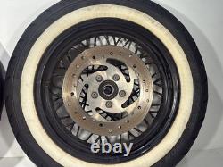 2011 Harley Sportster XL1200N 1200 OEM Front Rear Wheel Rim Tire Spoked 16 19