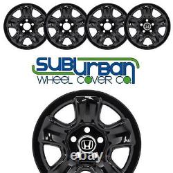 2012-2016 Honda CR-V LX 6977-GB 16 Gloss Black 5 Spoke Steel Wheel Skins SET/4