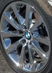 2012 528i OE Wheel 18x8 10 Spoke Front And Rear Turbine Design Wide Spoke Edge