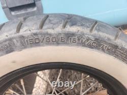 2012 Victory Highball Rear Spoked Wheel Rim OEM Black 16 2 Broken Spokes