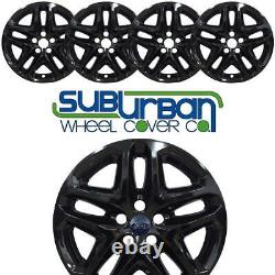 2013-2016 Ford Fusion SE 17 10 Spoke Gloss Black Wheel Skins # 766-GB NEW SET/4