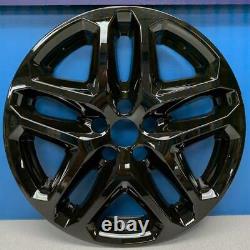 2013-2016 Ford Fusion SE 17 10 Spoke Gloss Black Wheel Skins # 766-GB NEW SET/4