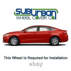 2013-2016 Ford Fusion SE 17 10 Spoke Gloss Black Wheel Skins # 766-GB NEW SET/4