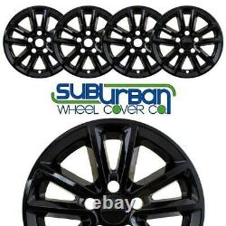 2013-2019 Dodge Journey # 7252-GB 17 S10 Spoke Gloss Black Wheel Skins SET/4