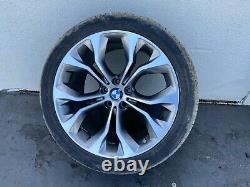 2014-2018 Bmw X5 X6 20' Inch Wheel Rim With Tire 5 Y Spoke 6853980 Oem F15 F16