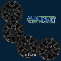 2014-2018 Jeep Cherokee Latitude IMP-382BLK 17 Y Spoke Black Wheel Skins SET/4