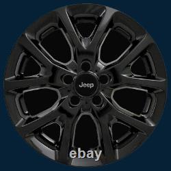 2014-2018 Jeep Cherokee Latitude IMP-382BLK 17 Y Spoke Black Wheel Skins SET/4