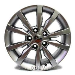 2014-2020 Dodge Durango SXT # 8249G-B 18 10 Spoke GLOSS BLACK Wheel Skins SET/4