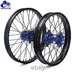 2014-2021 YZ250F YZ450F 21 & 18 For Yamaha Front Rear Spoked Wheel Rim Hub Set