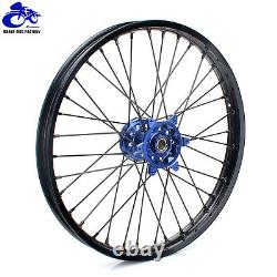 2014-2021 YZ250F YZ450F 21 & 18 For Yamaha Front Rear Spoked Wheel Rim Hub Set