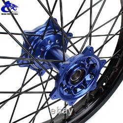 2014-2021 YZ250F YZ450F 21 & 18 For Yamaha Front Rear Spoked Wheel Rim Hub Set