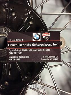 2015 BMW R Nine T Front And Rear Spoked Wheels Straight Dealer Takeoffs