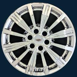 2017-2019 CADILLAC XT5 # 8017P-C 18 12 Spoke Wheel Chrome Wheel Skins NEW SET/4