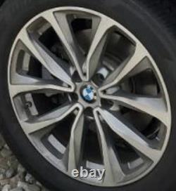 2018 X3 OE Wheel 19x7-1/2 Front Or Rear 5 Spoke V Spoke Wide Spoke BMW