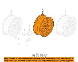 2018 X3 OE Wheel 19x7-1/2 Front Or Rear 5 Spoke V Spoke Wide Spoke BMW