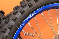 2019 14-23 YZ450F YZ 450F EXCEL BLUE Front Rear Wheel Set Hub Rim Spokes Tires