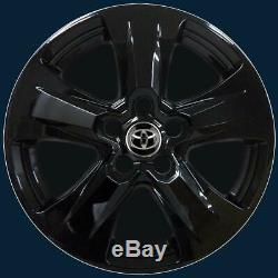 2019-2020 Toyota RAV4 XLE Model # 7977G-B 17 5 Spoke Black Wheel Skins SET/4