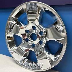 2019-2021 Ram 1500 Big Horn Model # 8237P-C 18 5 Spoke CHROME Wheel Skins SET/4