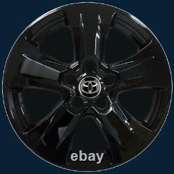 2019-2021 Toyota RAV4 XLE Model # IMP-434BLK 17 5 Spoke Black Wheel Skins SET/4