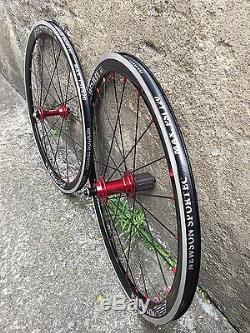 20 406 Front & Rear Wheelset 20/24 Spokes OLD 100mm/130mm Shimano 11S speed