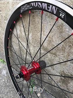 20 406 Front & Rear Wheelset 20/24 Spokes OLD 100mm/130mm Shimano 11S speed
