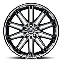 20 Asanti Wheels Rims Black Machined 5x127 Lexani Forgiato
