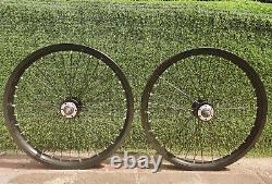 20 Bike Rims Set (Front & Rear) Double Wall Alum Alloy 12G 36 Spokes Wheel Set