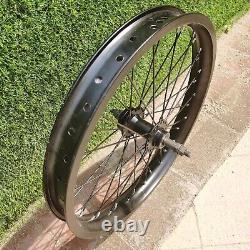 20 Bike Rims Set (Front & Rear) Double Wall Alum Alloy 12G 36 Spokes Wheel Set