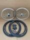 20 Bike Wheels Motocross Tires Set 9t Driver 48-spoke Double Wall Silver Alloy