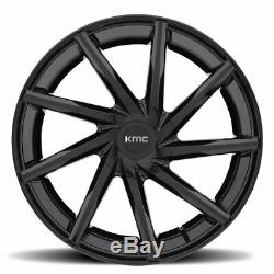 20 Black Wheels Rims Kmc Lexani Giovanna Accord Camry