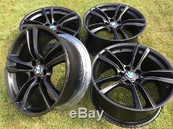 20 Factory Genuine BMW 5 & 7 Series M Double Spoke Wheels Rims 20 Satin Black
