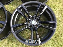 20 Factory Genuine BMW 5 & 7 Series M Double Spoke Wheels Rims 20 Satin Black