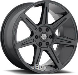 20 Gunmetal Grey Gray Wheels Rims 5x115 Centerline 20x9 7 Spoke