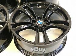 20 OEM FACTORY STAGGERED BMW 5 6 & 7 SERIES M Double Spoke Wheels Rims BLACK