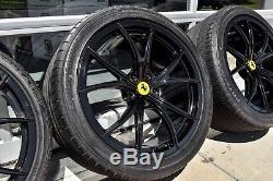 20 OEM Ferrari 458 Rare optional multi-spoke lightweight wheels with tires