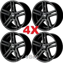 20 Staggered Wheels Rims 5x120 Matte Black