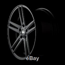 20 Staggered Wheels Rims 5x120 Matte Black